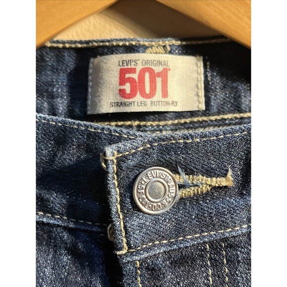 Levi's 501 Original Fit Jeans Men's 31x36 Medium Denim Button Fly - Picture 3 of 14